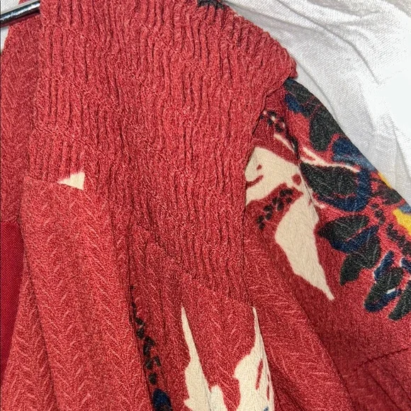 Free People “ All I got “ Rust Floral Maxi Dress size 10 worn once. - Picture 6 of 11